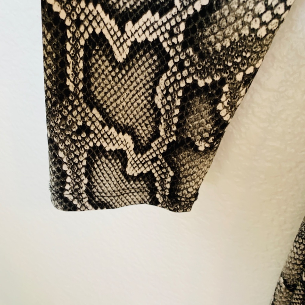 MICHAEL Michael Kors Sheath Dress Large Animal Snake Reptile Print - Picture 6 of 11